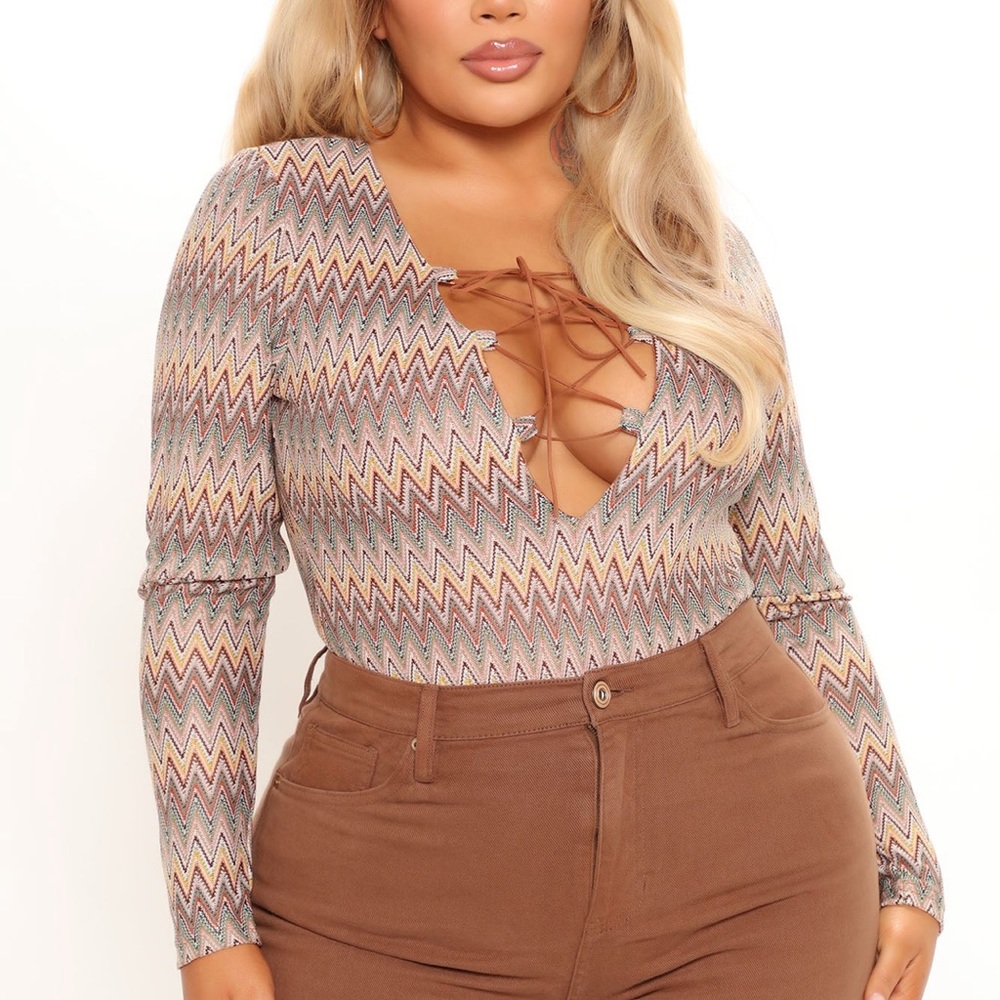 knit bodysuit long sleeve STRETCH